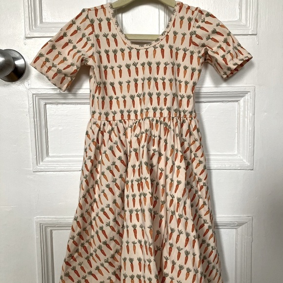 Alice + Ames - The Short Sleeve Ballet Dress in Carrots - Size 5 - Picture 5 of 7